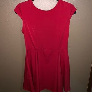 Backless little red dress